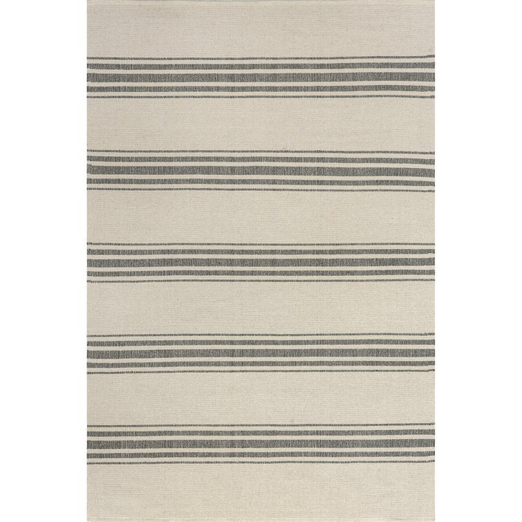 Lauren Liess x Rugs USA Bergamot Striped Cotton Area Rug_NEVN04A